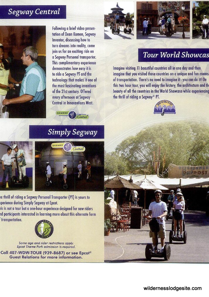Segway Tours Brochure Page 1