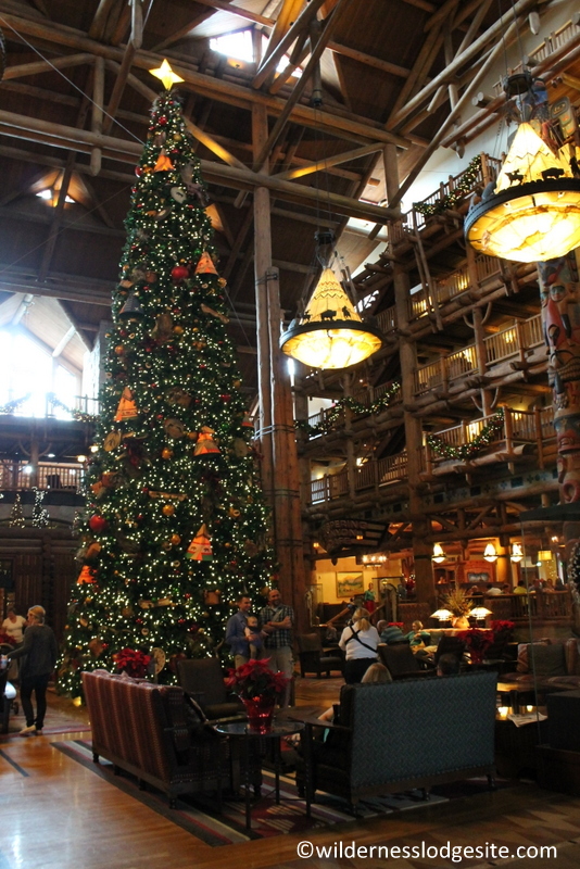 Wilderness Lodge Christmas tree